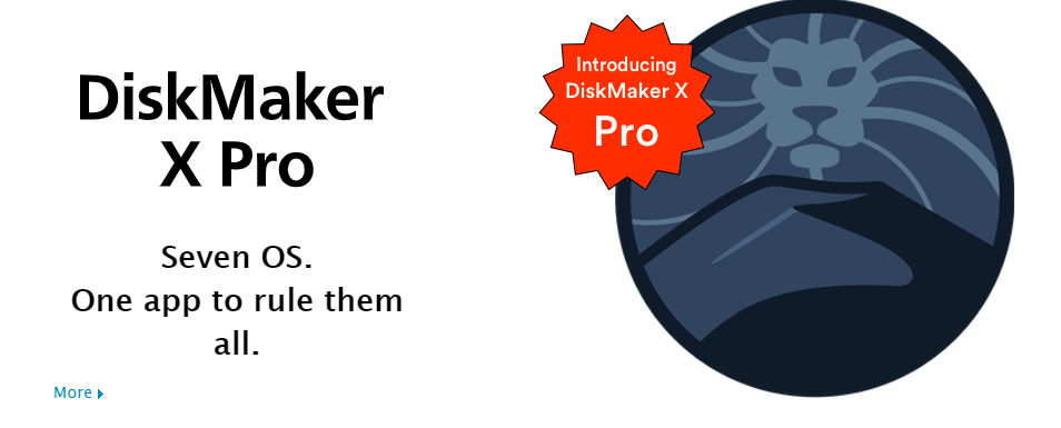 macOS 系统U盘制作工具-DiskMaker X Pro